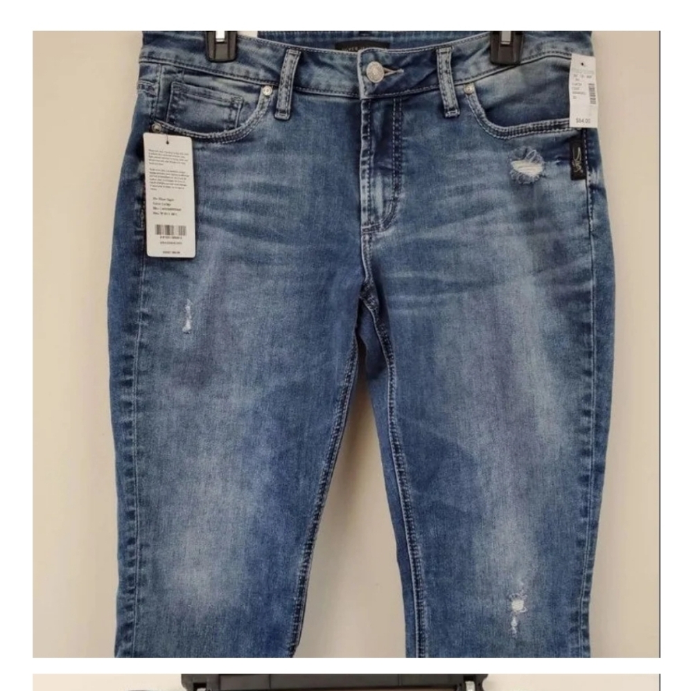 Silver Jeans Elyse Capris NWT